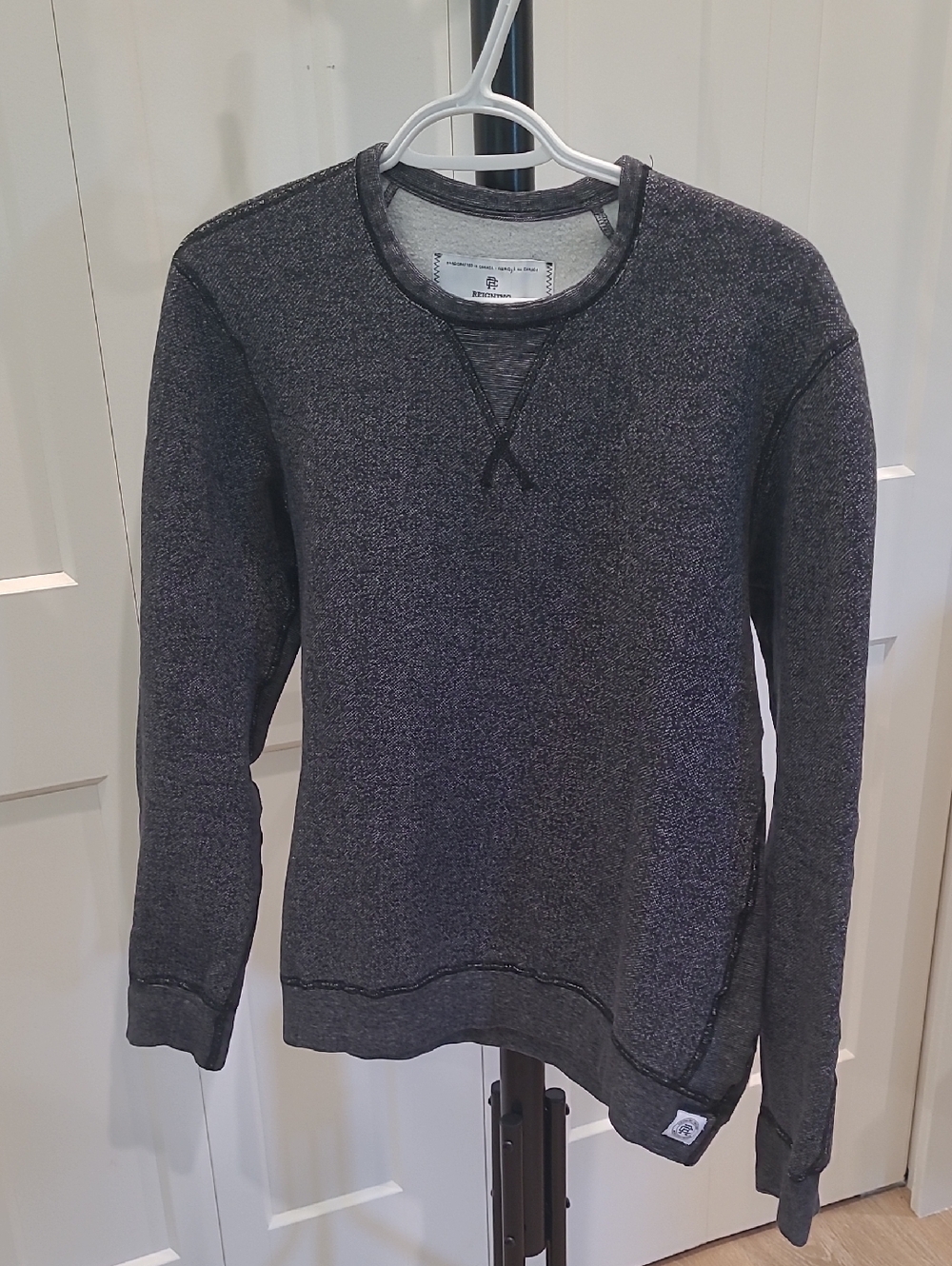 REIGNING CHAMP Charcoal Crewneck Sweatshirt